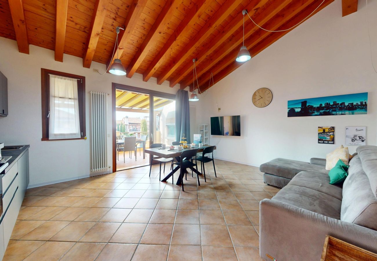 Ferienwohnung in Manerba del Garda - La Rocca Di Manerba relaxing pool  By Bookinggarda