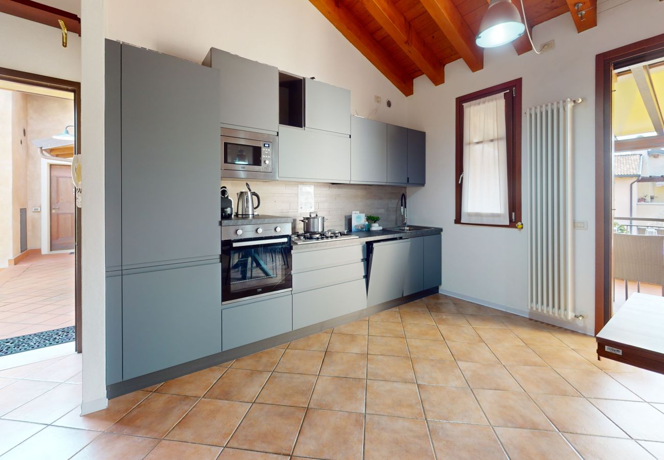 Ferienwohnung in Manerba del Garda - La Rocca Di Manerba relaxing pool  By Bookinggarda